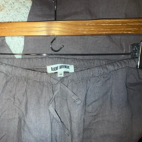 Djerf Linen Pants Brown - Picture 5 of 12